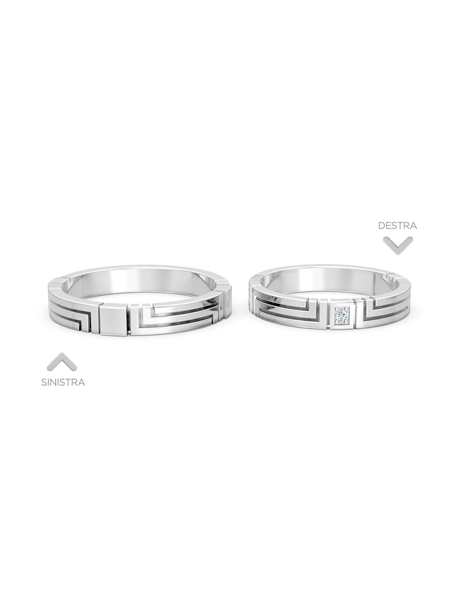 Argolla de matrimonio - unión perfecta - UNITI23