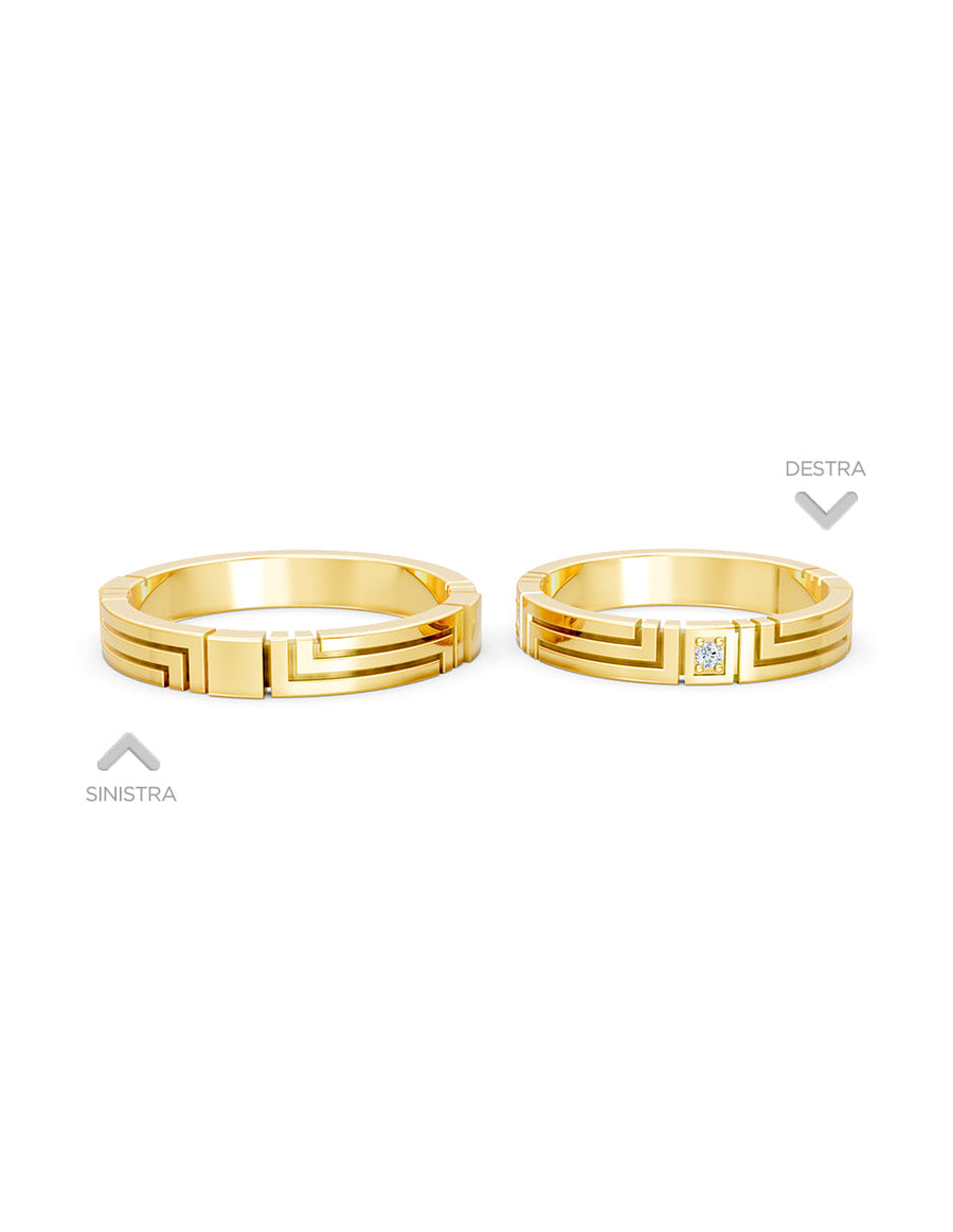Argolla de matrimonio - unión perfecta - UNITI23