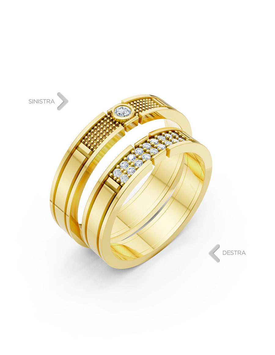 Argolla de matrimonio - unión perfecta - UNITI230