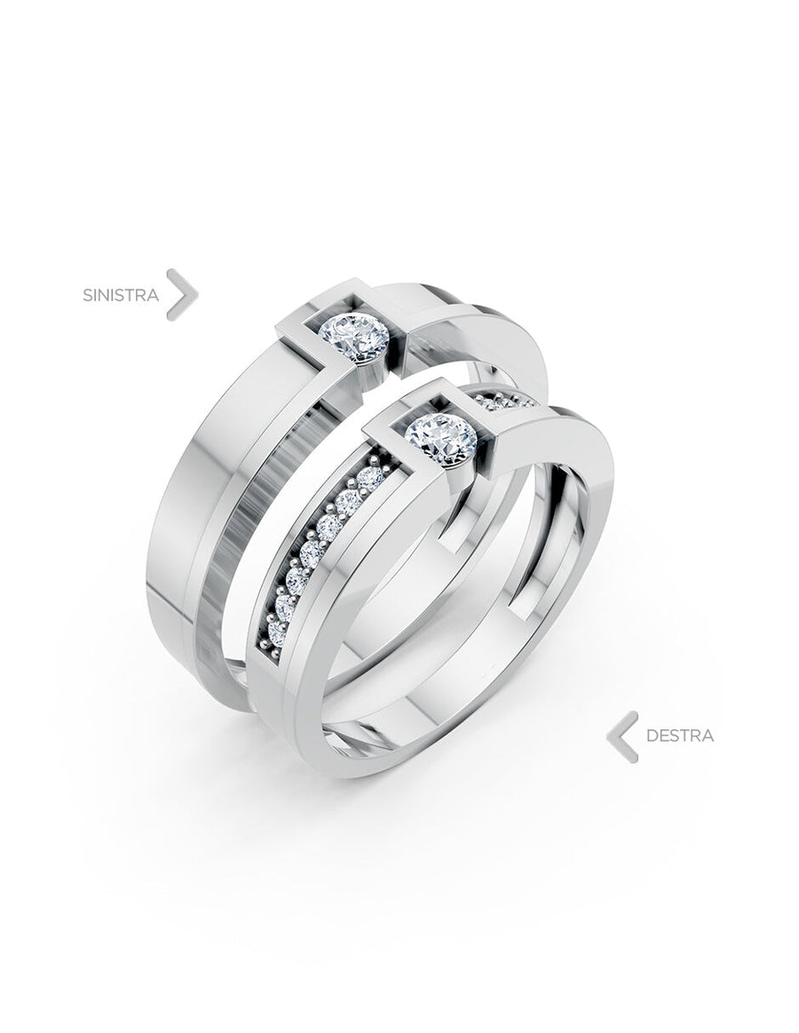 Argolla de matrimonio - unión perfecta - UNITI231