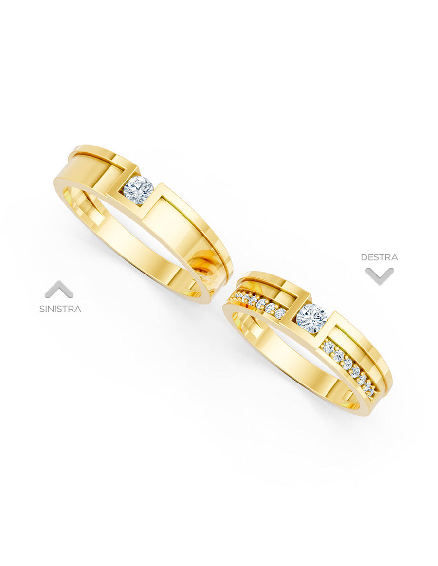 Argolla de matrimonio - unión perfecta - UNITI231