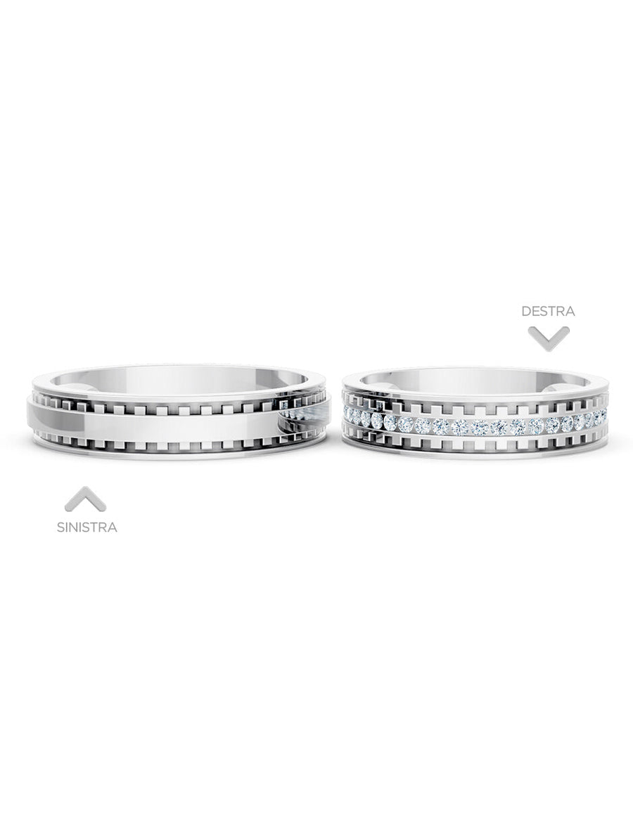 Argolla de matrimonio - unión perfecta - UNITI233