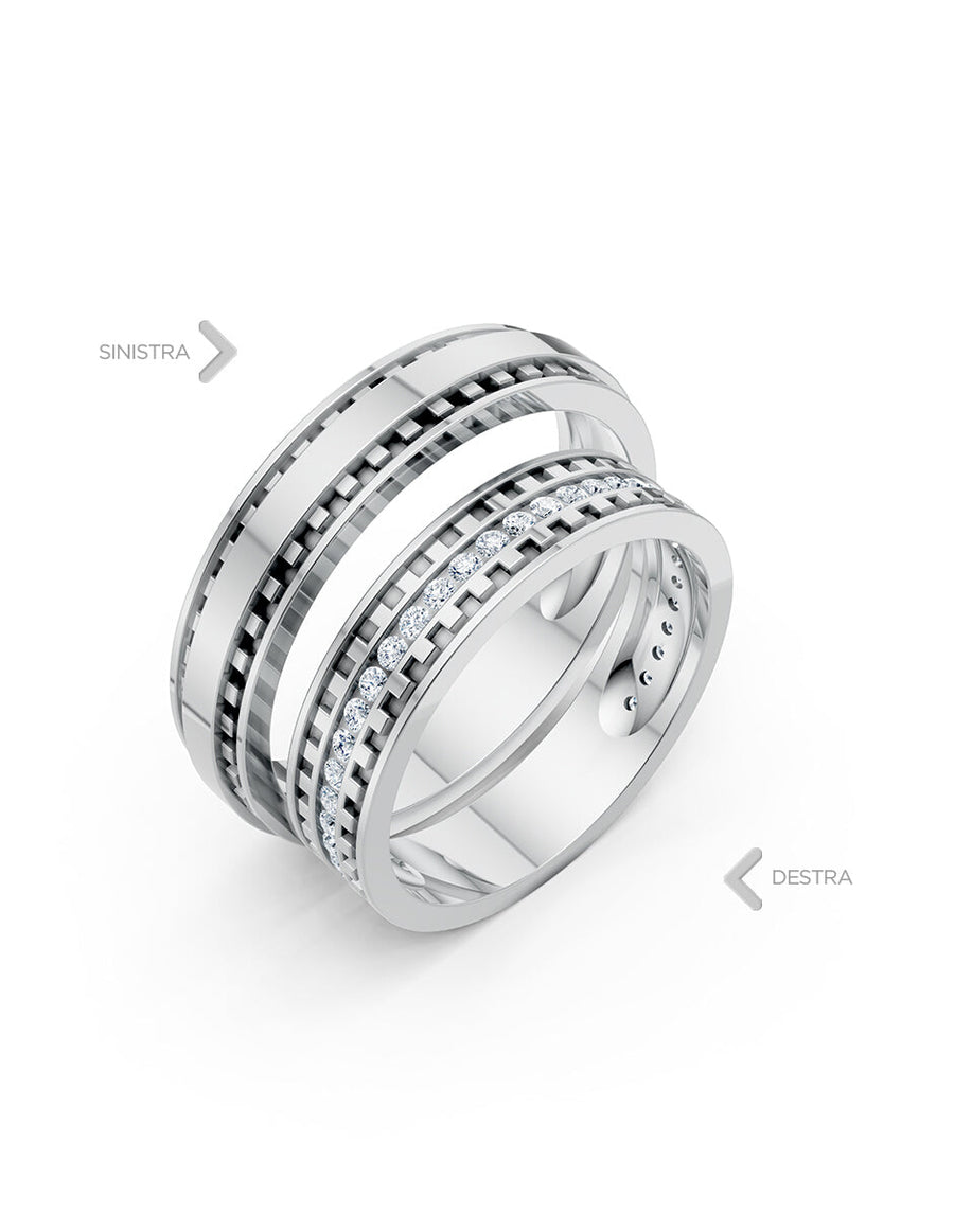Argolla de matrimonio - unión perfecta - UNITI233