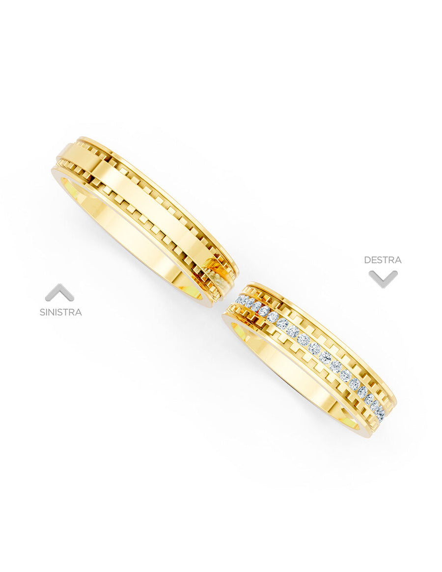 Argolla de matrimonio - unión perfecta - UNITI233