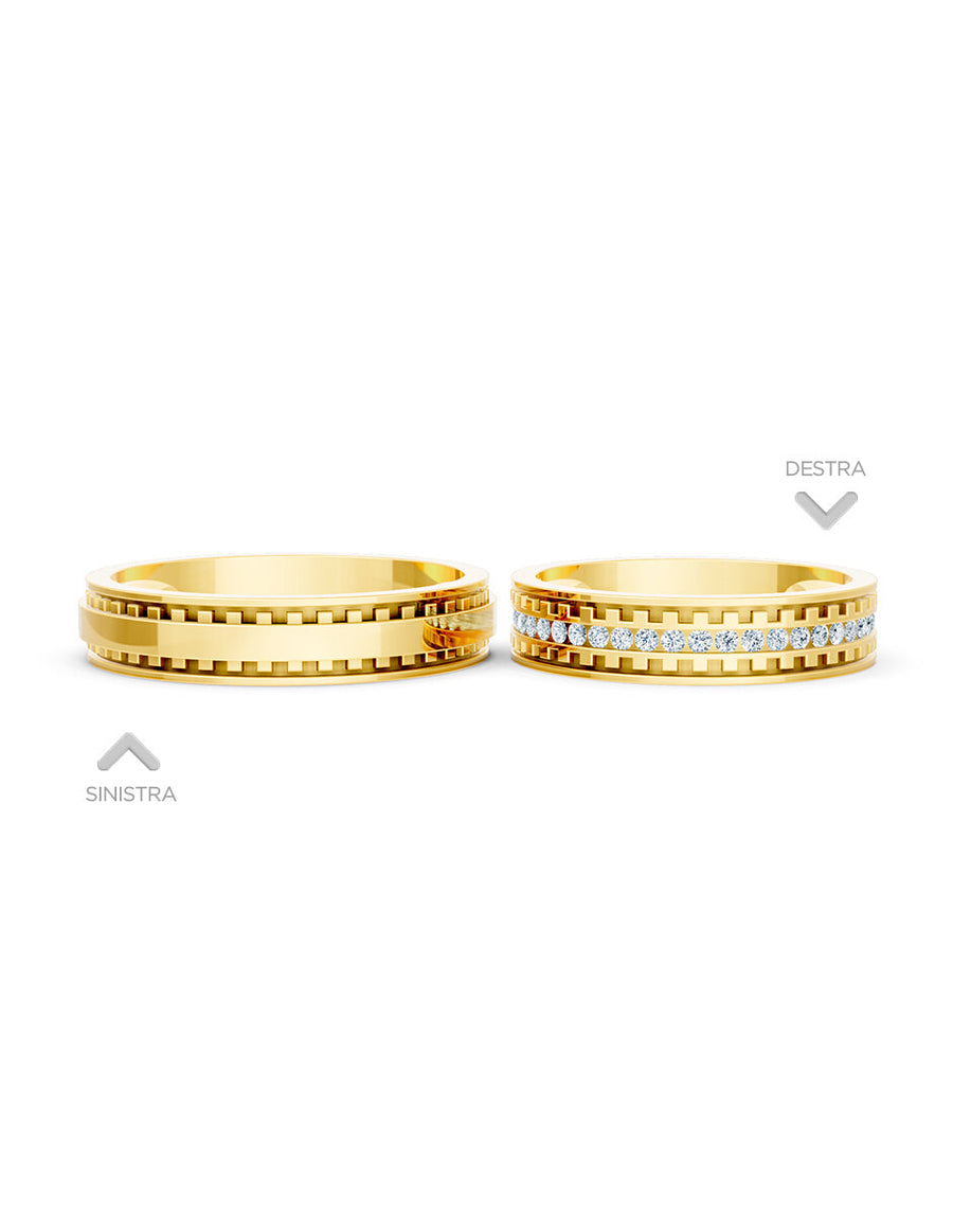 Argolla de matrimonio - unión perfecta - UNITI233
