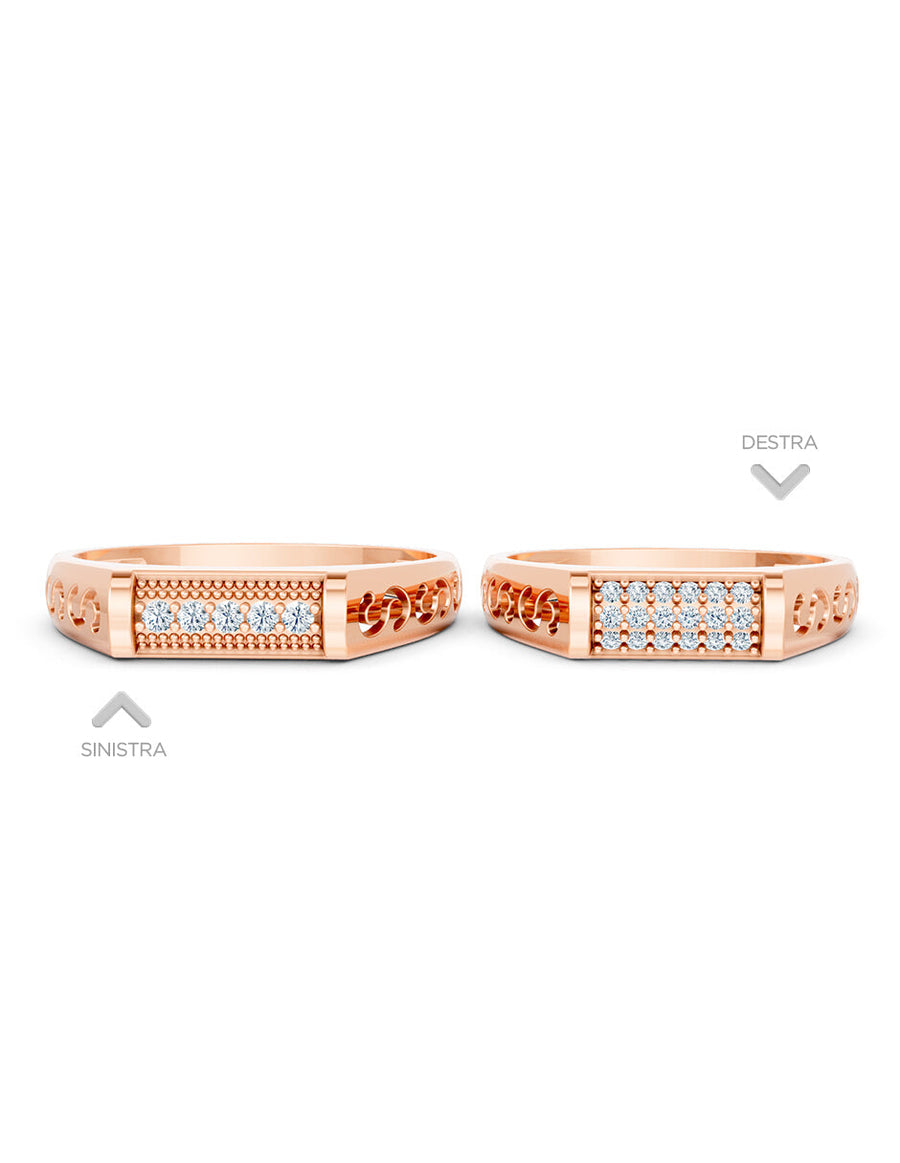 Argolla de matrimonio - unión perfecta - UNITI234
