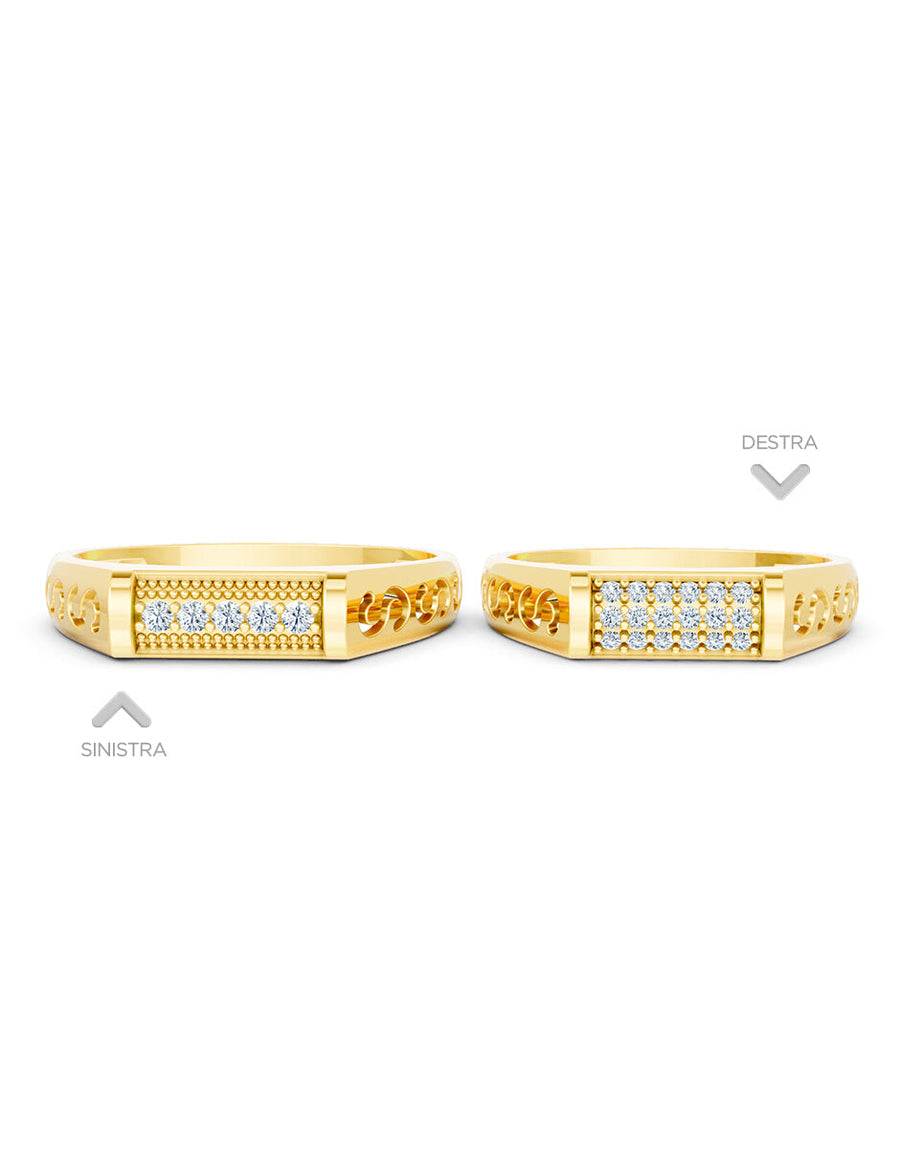 Argolla de matrimonio - unión perfecta - UNITI234