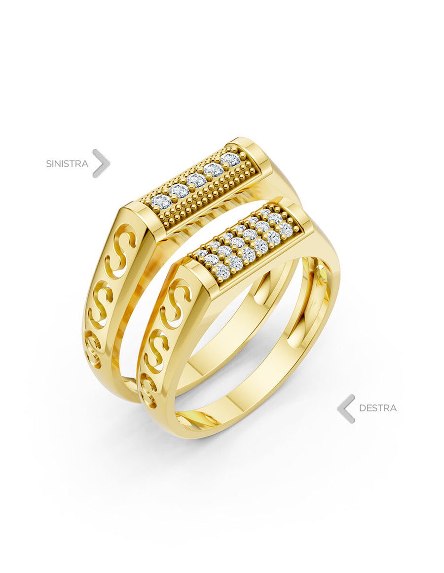 Argolla de matrimonio - unión perfecta - UNITI234