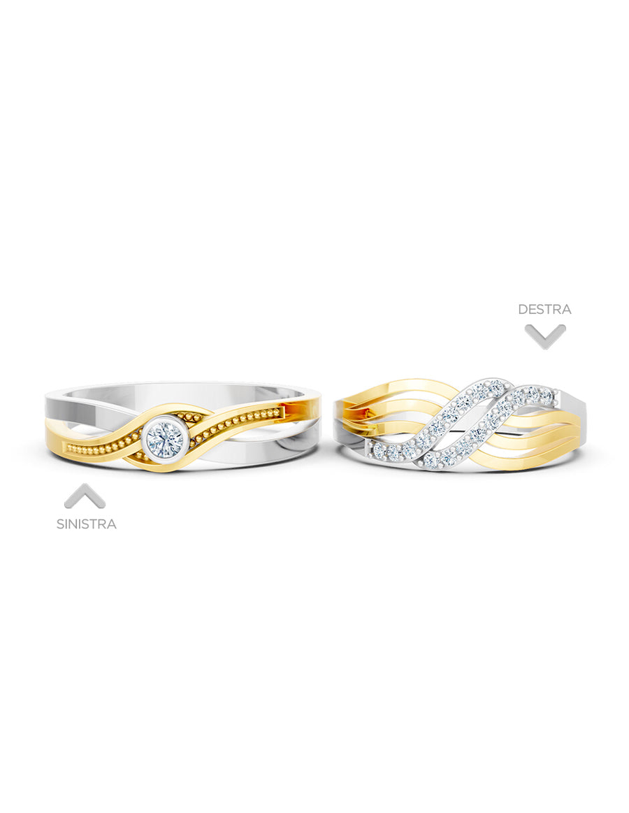 Argolla de matrimonio - unión perfecta - UNITI235