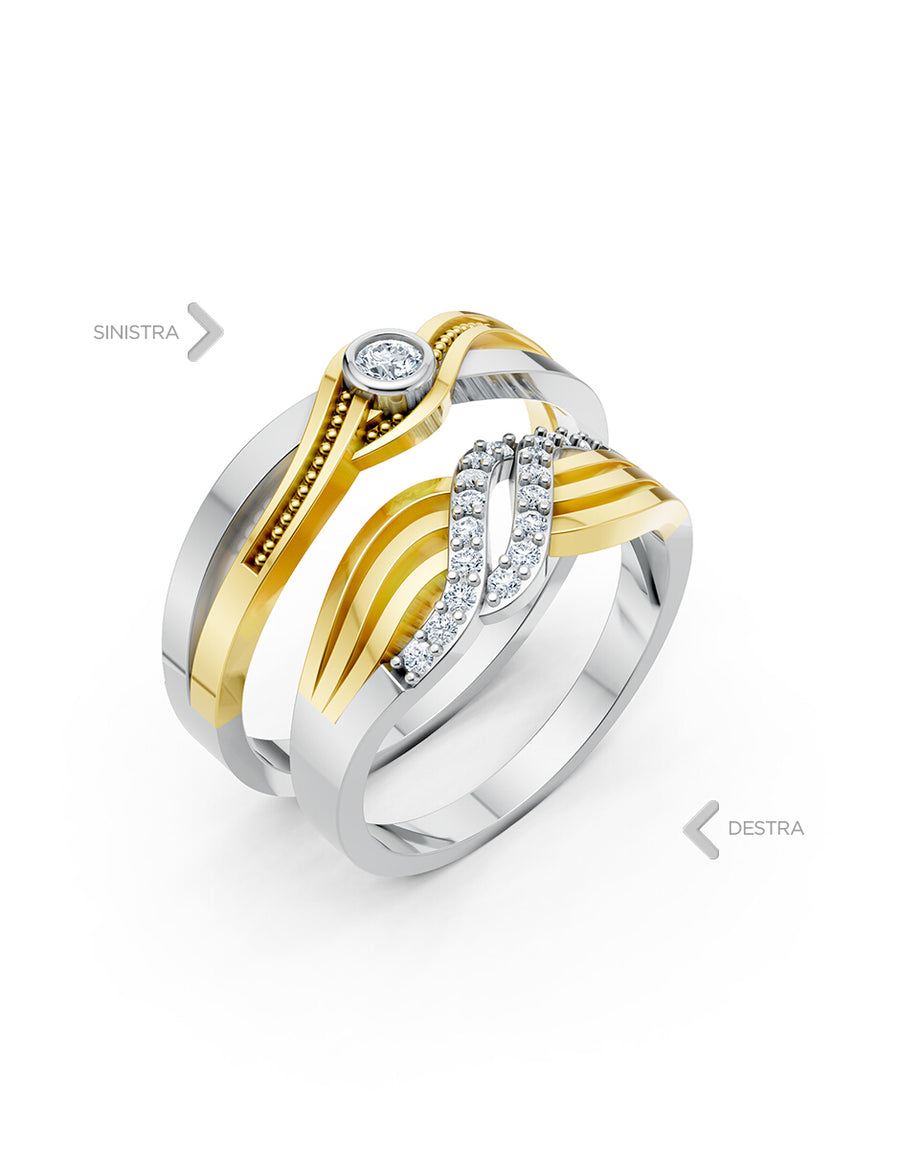 Argolla de matrimonio - unión perfecta - UNITI235