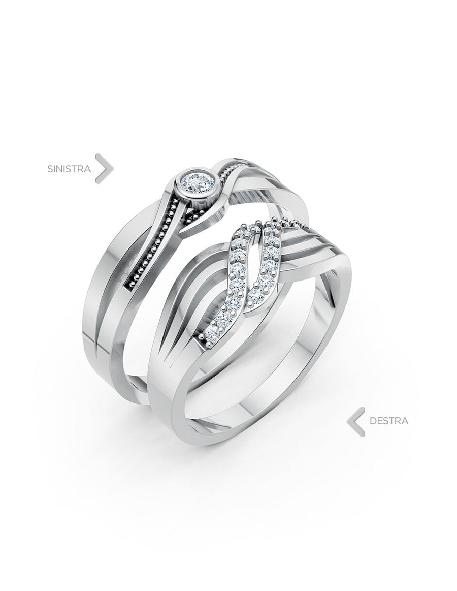 Argolla de matrimonio - unión perfecta - UNITI235