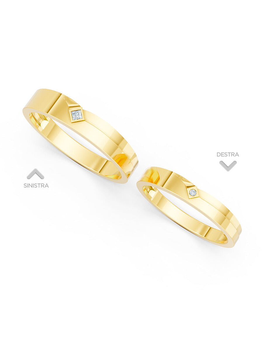 Argolla de matrimonio - unión perfecta - UNITI238
