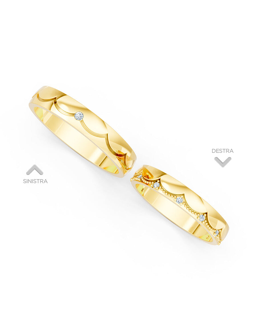 Argolla de matrimonio - unión perfecta - UNITI241
