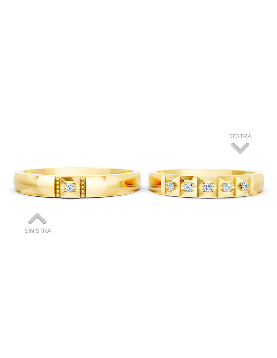 Argolla de matrimonio - unión perfecta - UNITI243