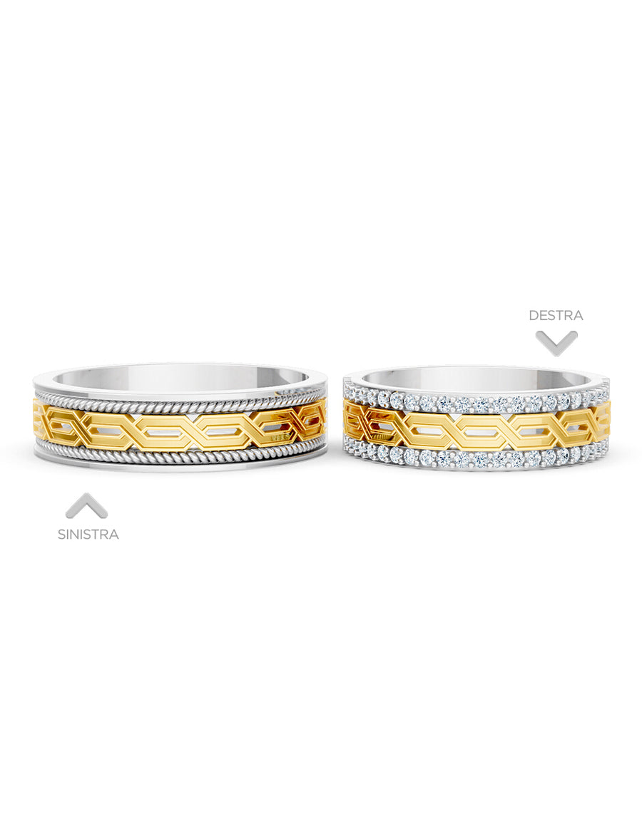 Argolla de matrimonio - unión perfecta - UNITI244