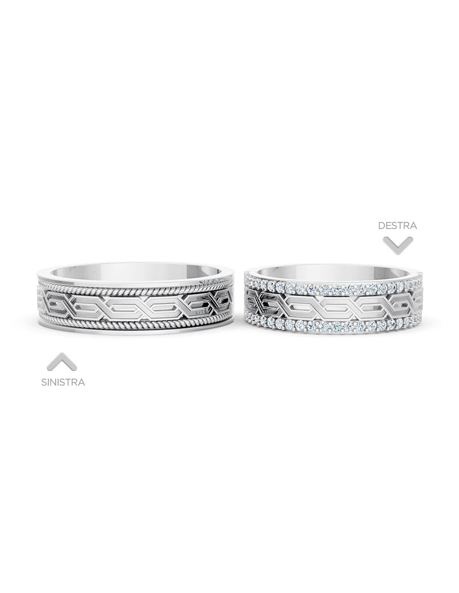 Argolla de matrimonio - unión perfecta - UNITI244