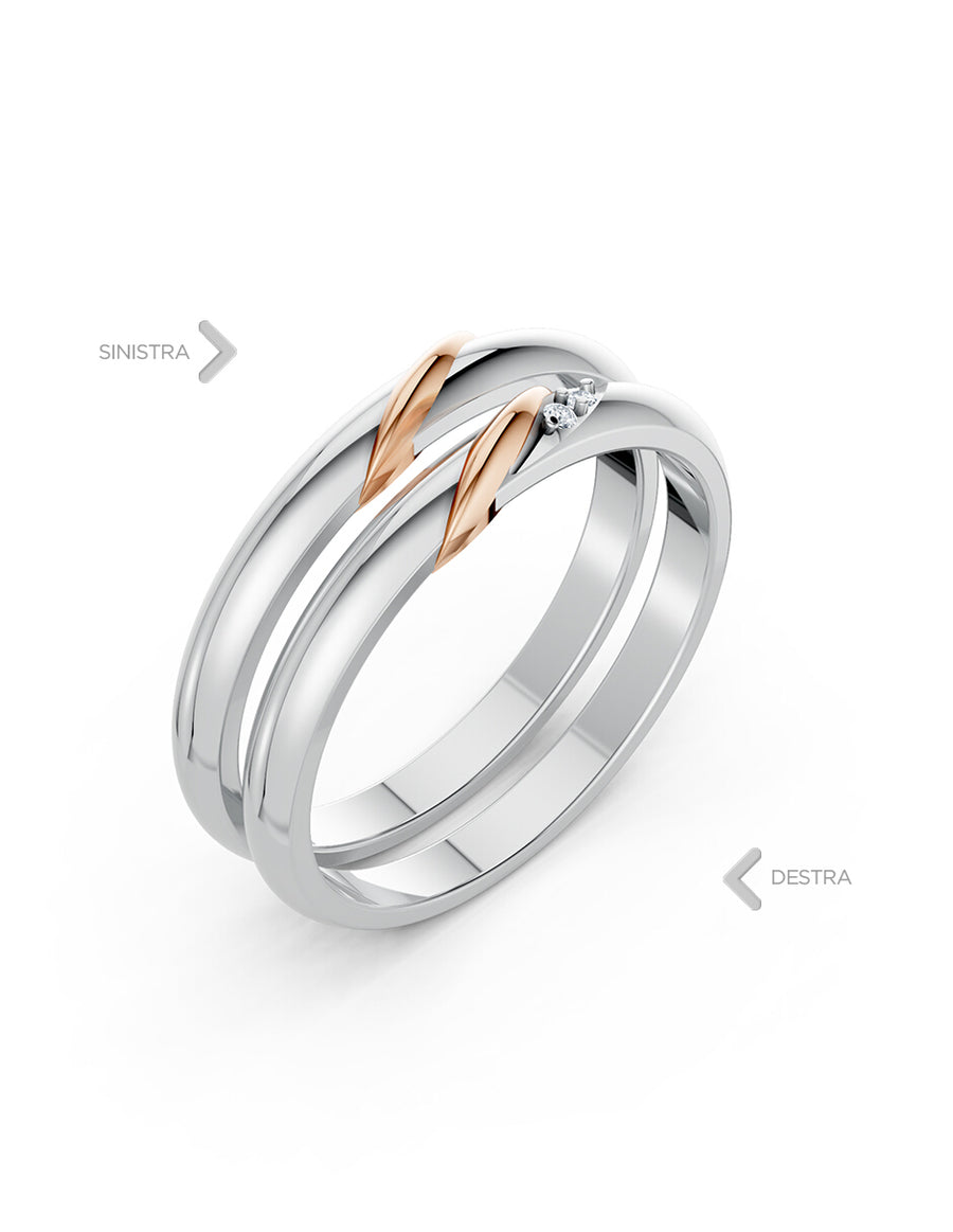 Argolla de matrimonio - unión perfecta - UNITI245
