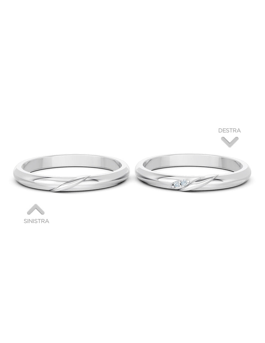 Argolla de matrimonio - unión perfecta - UNITI245