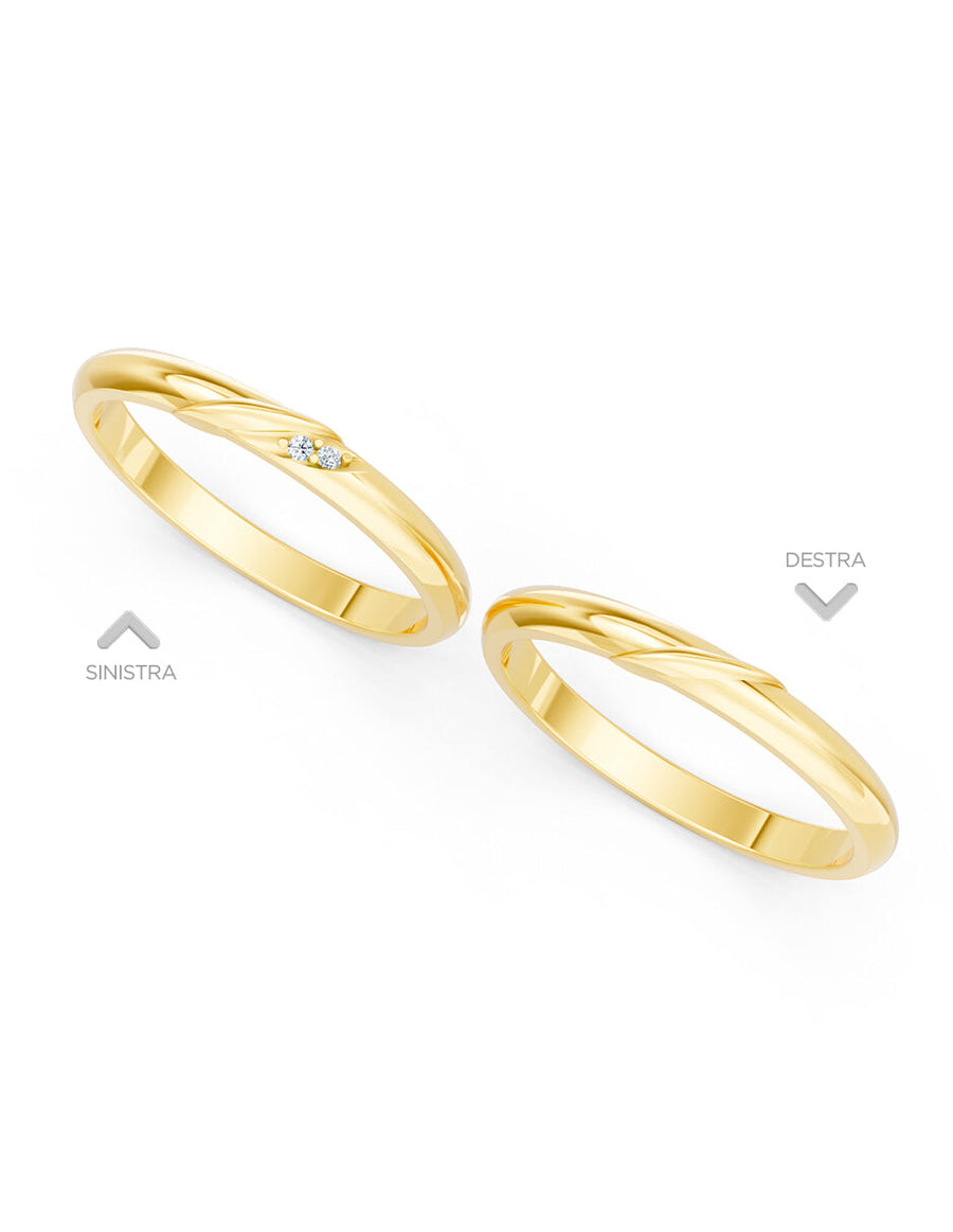 Argolla de matrimonio - unión perfecta - UNITI245