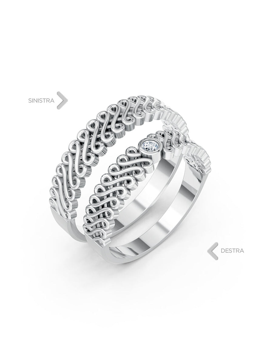 Argolla de matrimonio - unión perfecta - UNITI247
