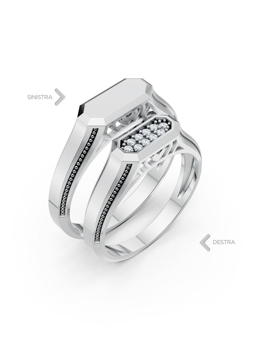 Argolla de matrimonio - unión perfecta - UNITI248
