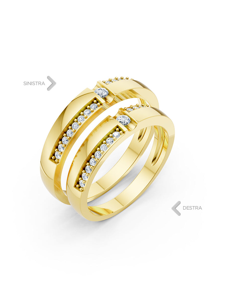 Argolla de matrimonio - unión perfecta - UNITI249