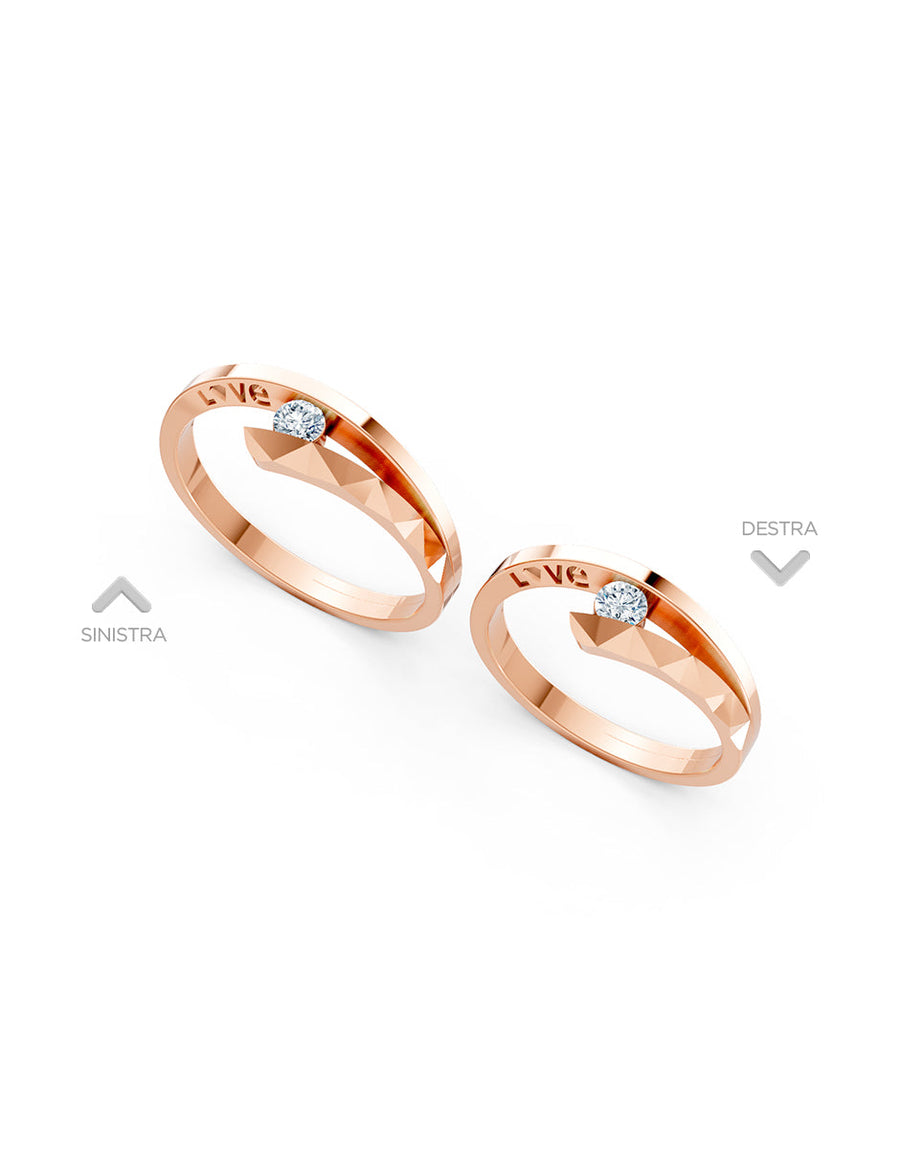 Argolla de matrimonio - unión perfecta - UNITI25