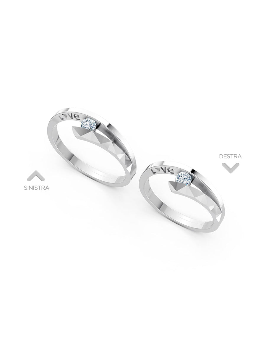 Argolla de matrimonio - unión perfecta - UNITI25