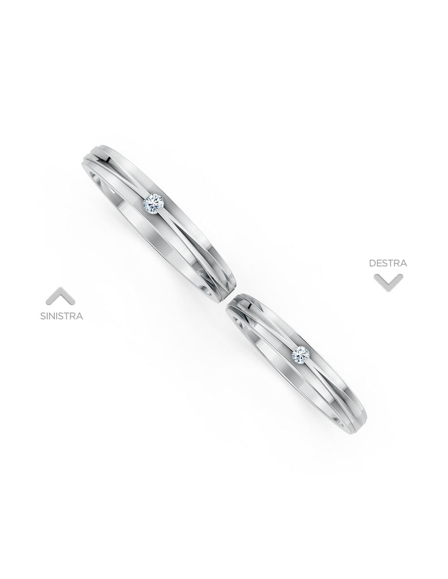 Argolla de matrimonio - unión perfecta - UNITI250