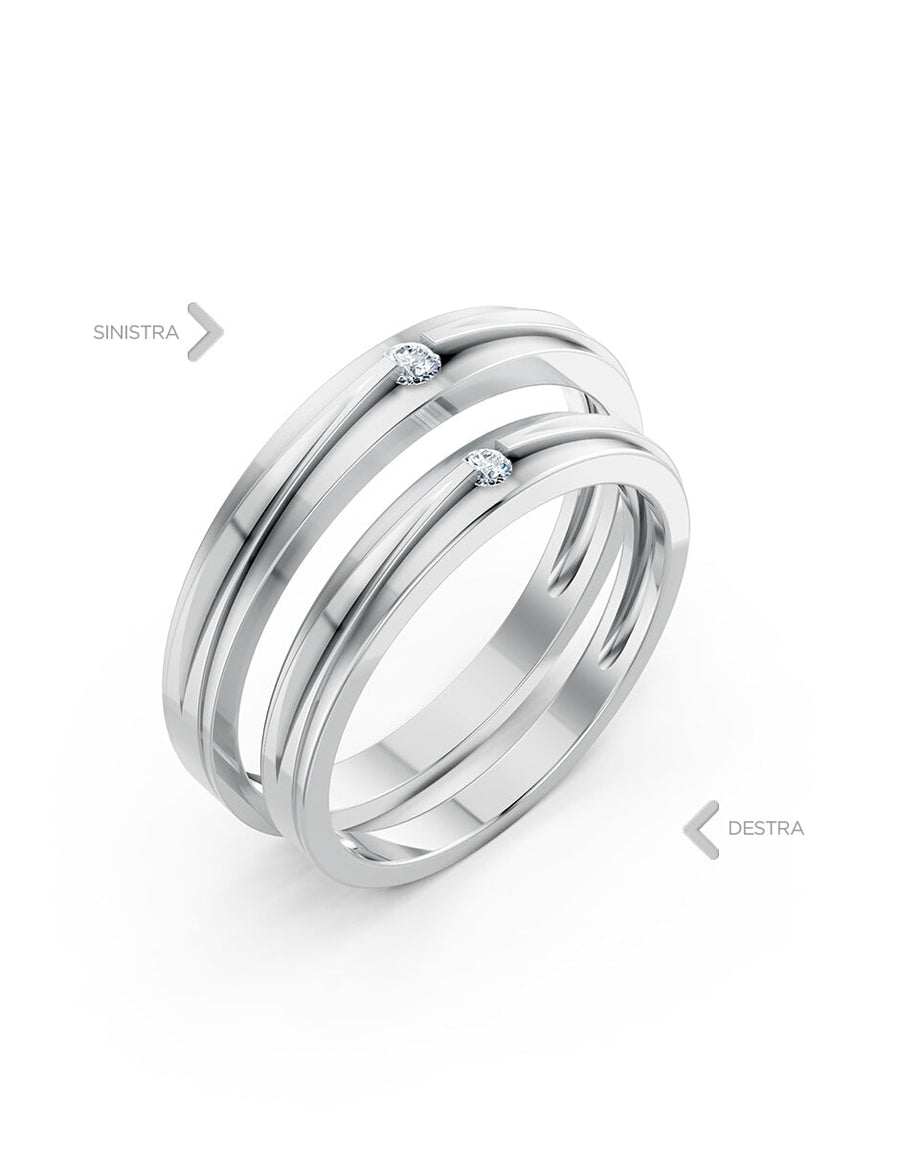 Argolla de matrimonio - unión perfecta - UNITI250