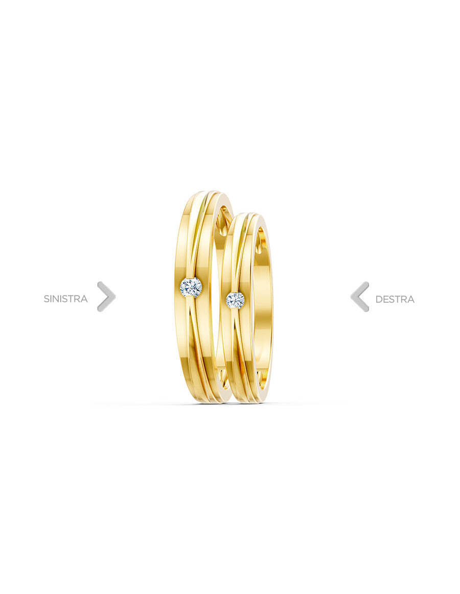 Argolla de matrimonio - unión perfecta - UNITI250