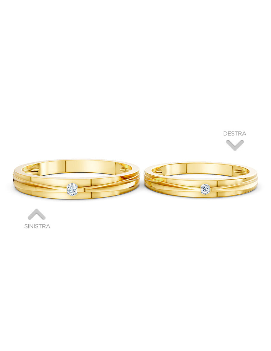Argolla de matrimonio - unión perfecta - UNITI250