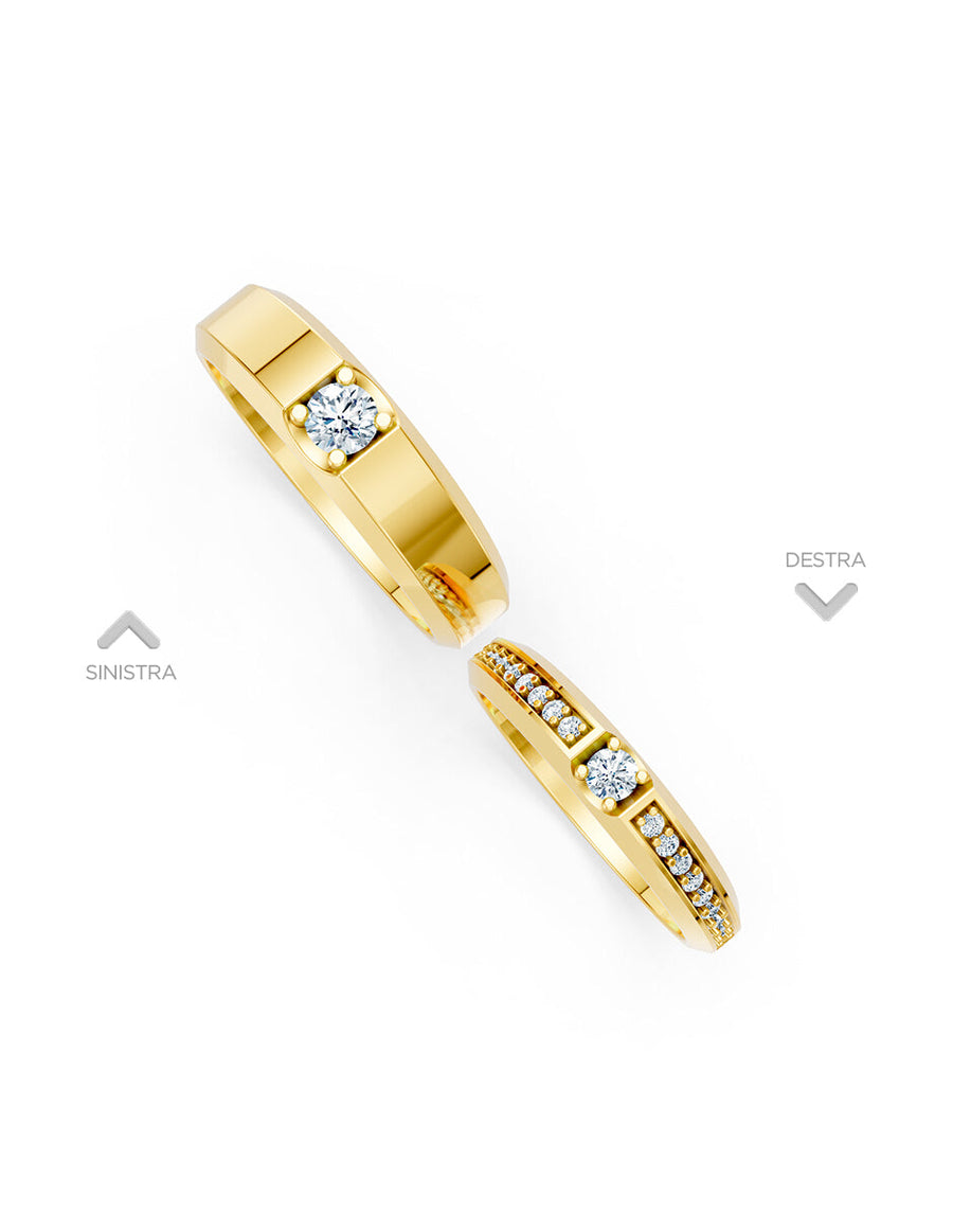 Argolla de matrimonio - unión perfecta - UNITI251