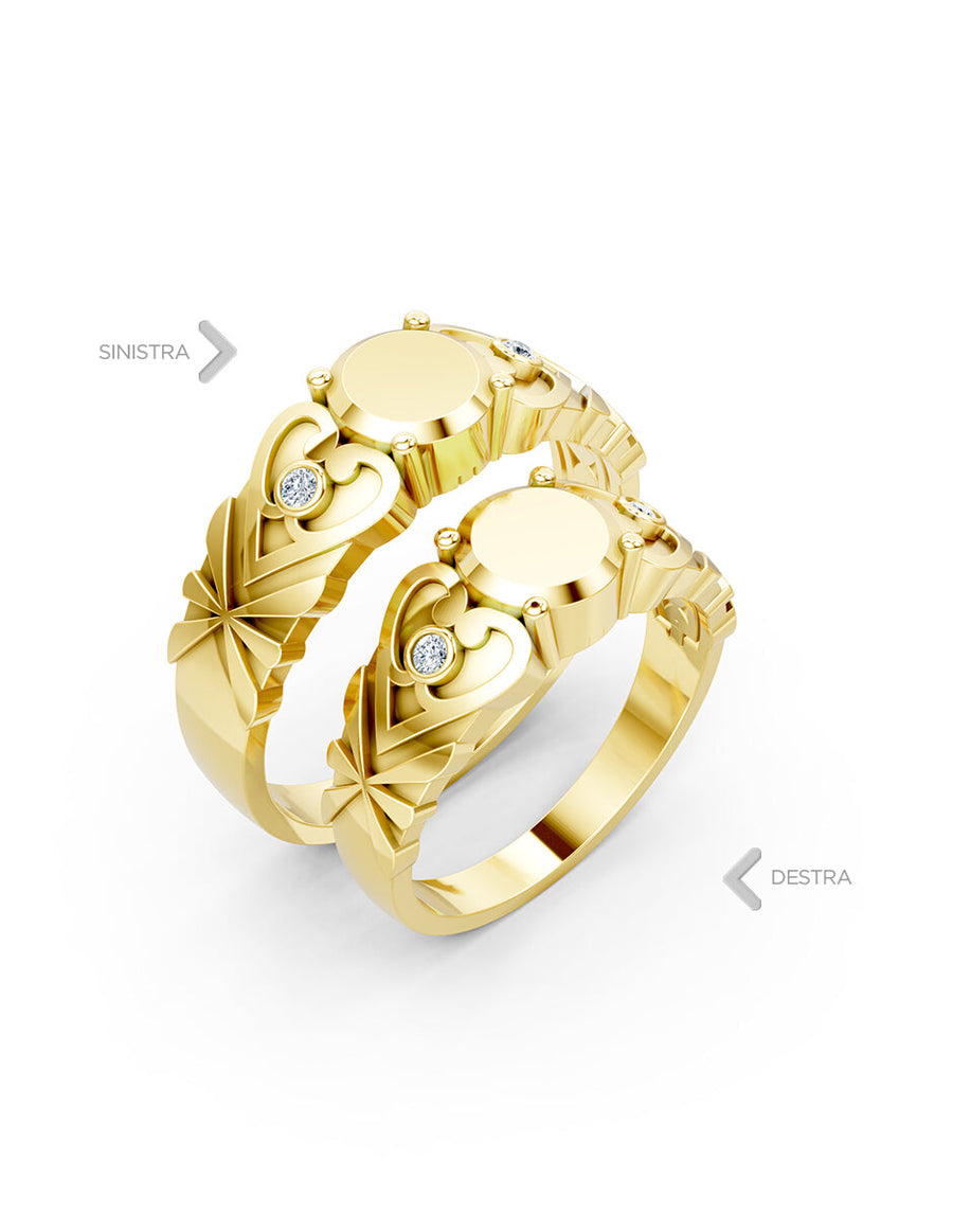 Argolla de matrimonio - unión perfecta - UNITI259