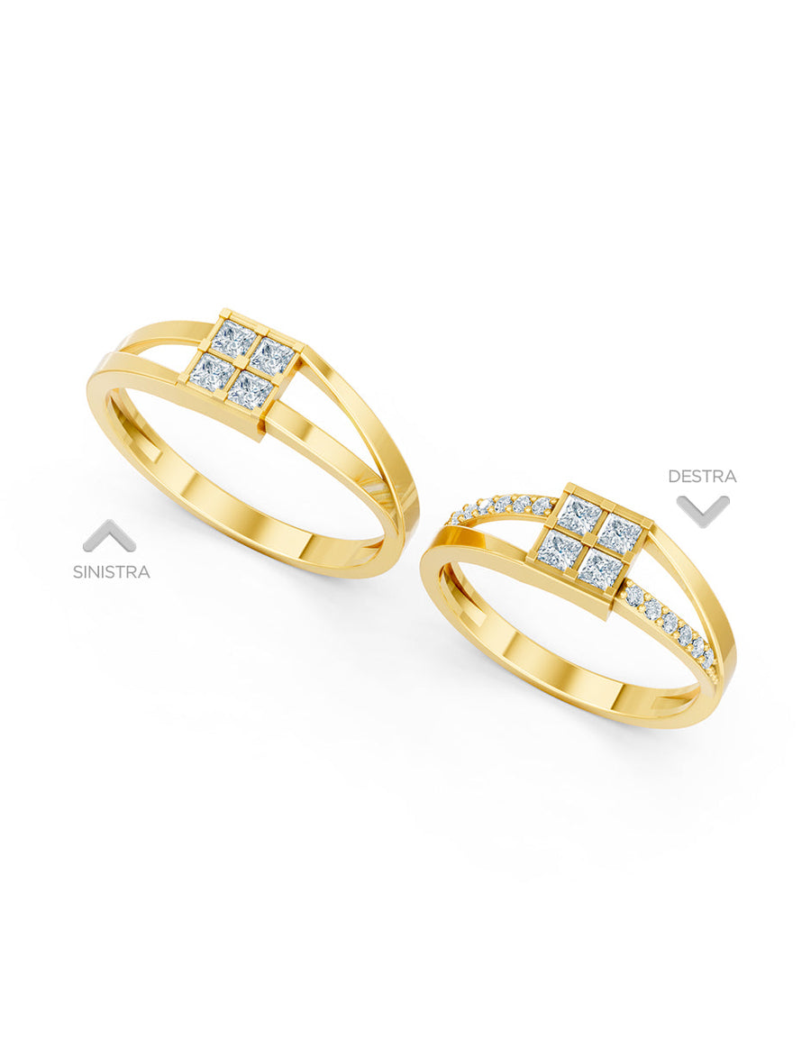 Argolla de matrimonio - unión perfecta - UNITI26