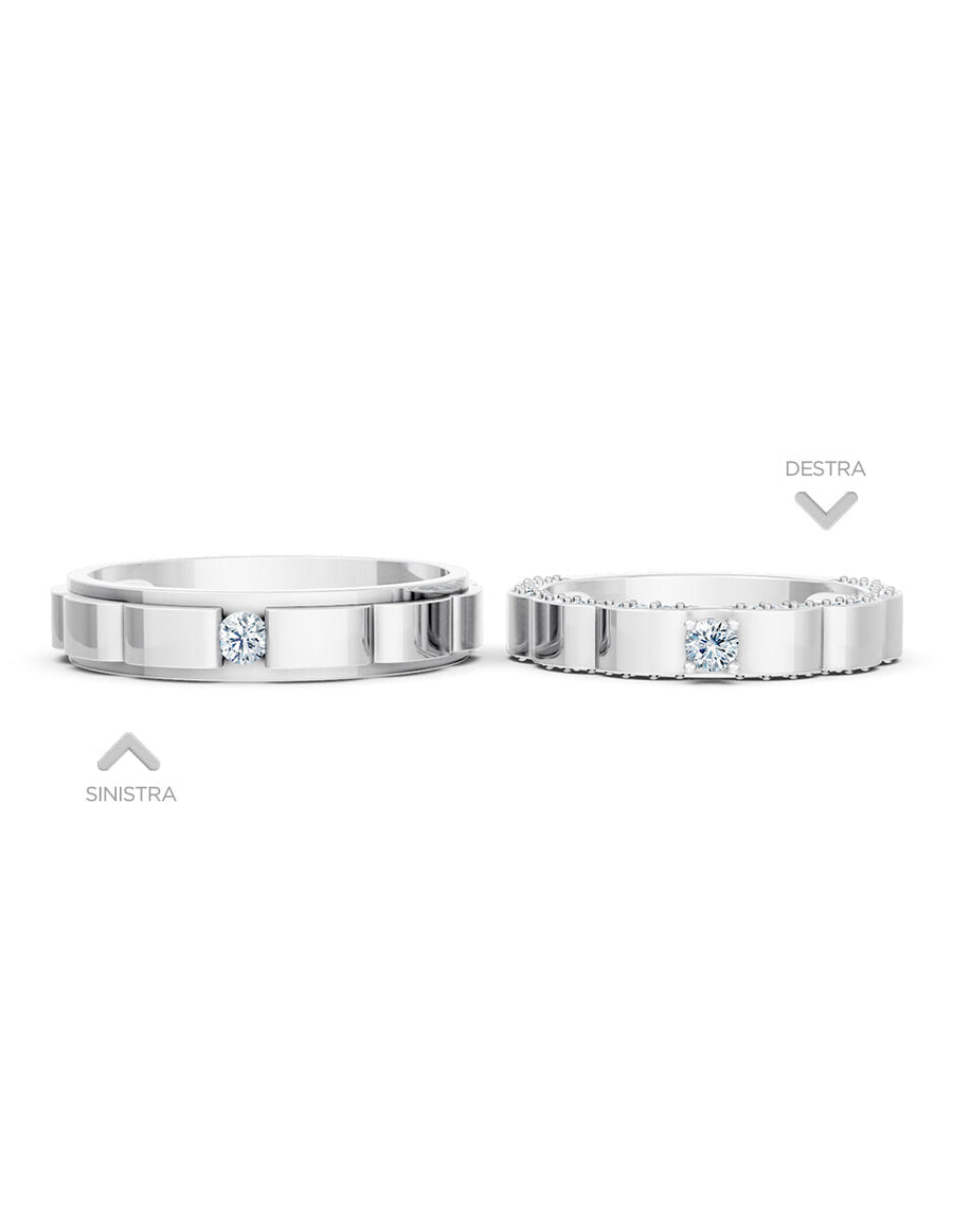 Argolla de matrimonio - unión perfecta - UNITI260