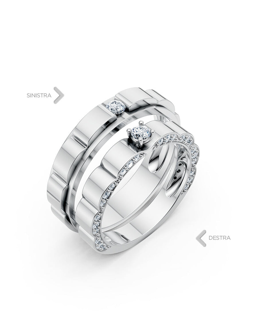 Argolla de matrimonio - unión perfecta - UNITI260
