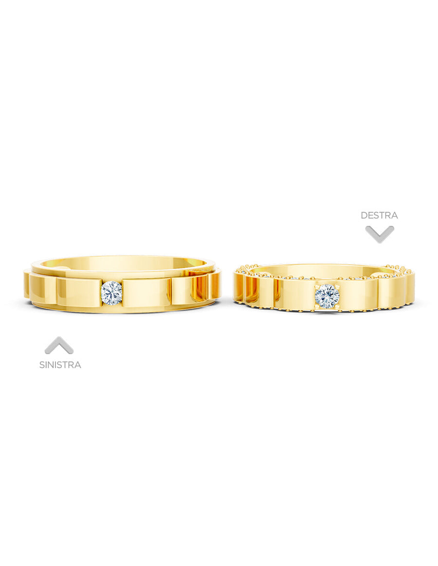 Argolla de matrimonio - unión perfecta - UNITI260