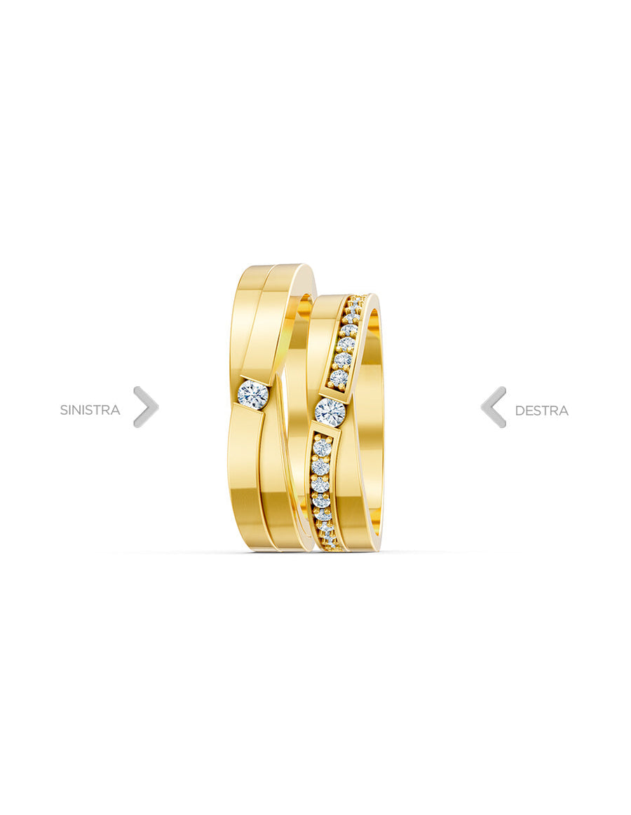 Argolla de matrimonio - unión perfecta - UNITI262