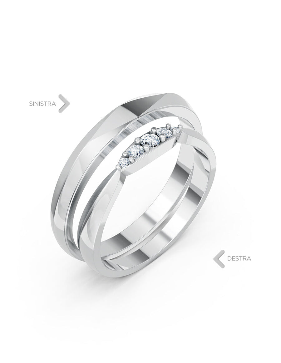 Argolla de matrimonio - unión perfecta - UNITI265