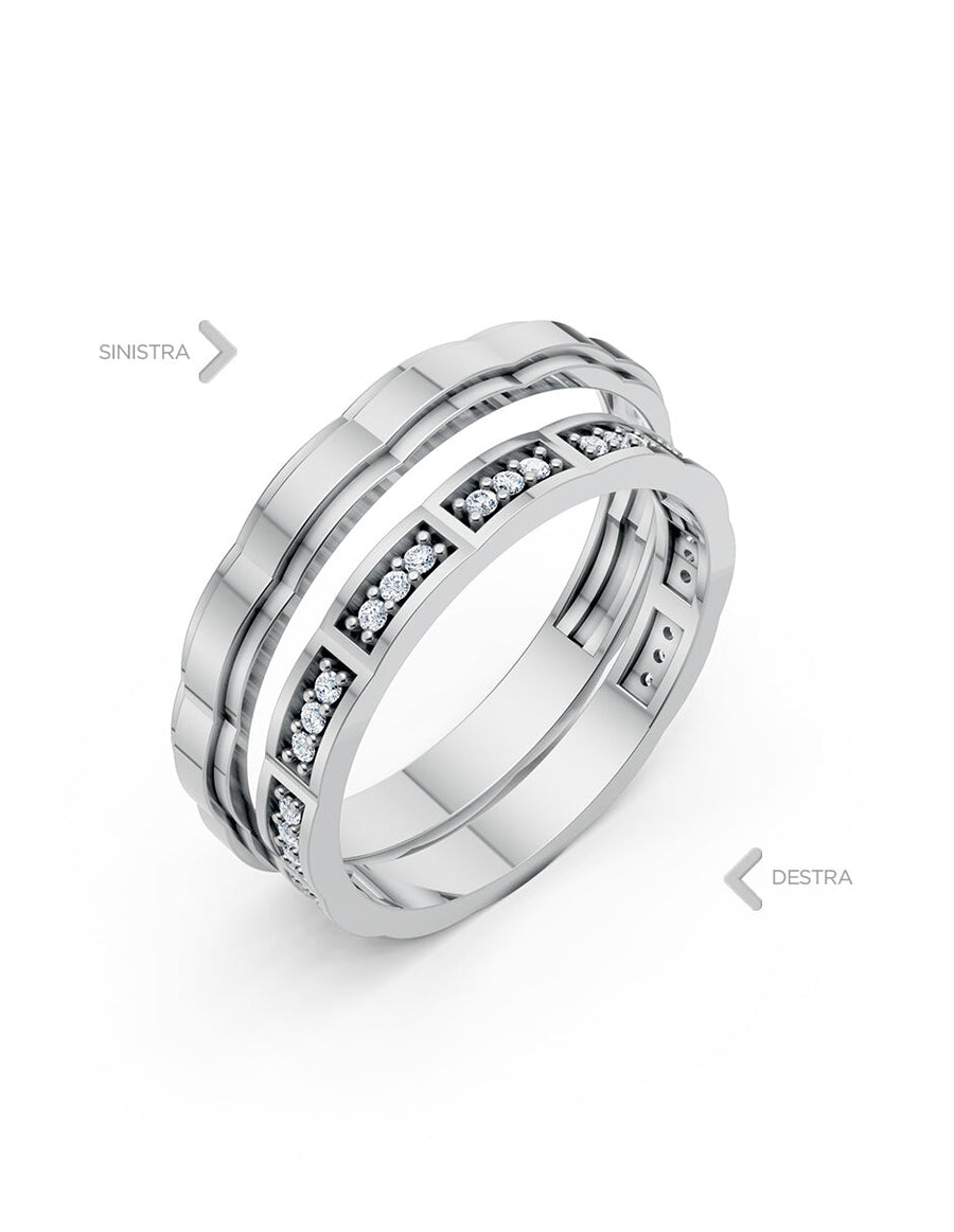 Argolla de matrimonio - unión perfecta - UNITI266