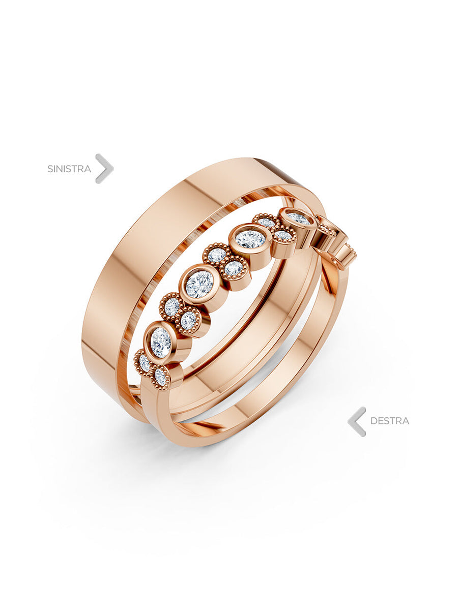 Argolla de matrimonio - unión perfecta - UNITI268