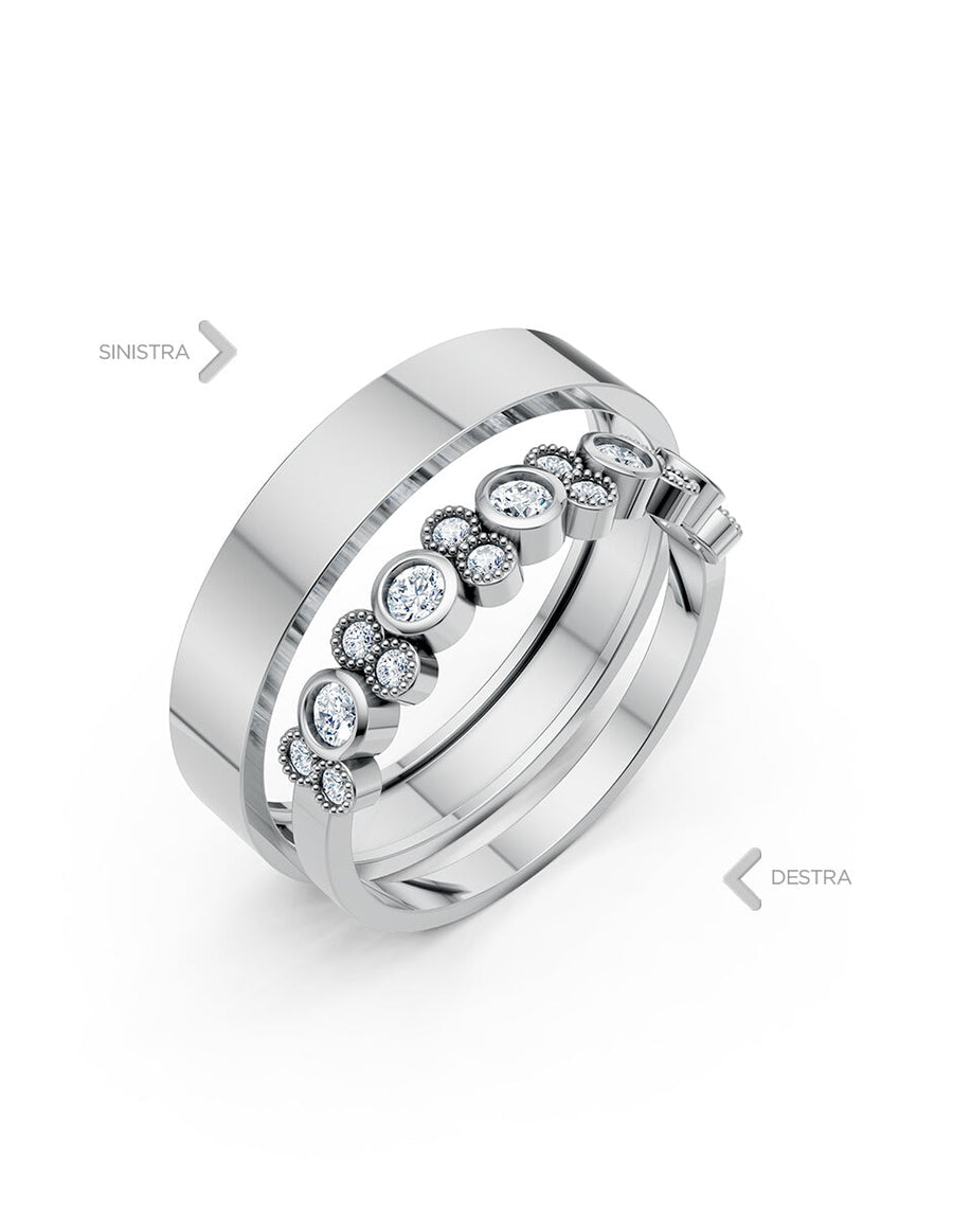 Argolla de matrimonio - unión perfecta - UNITI268