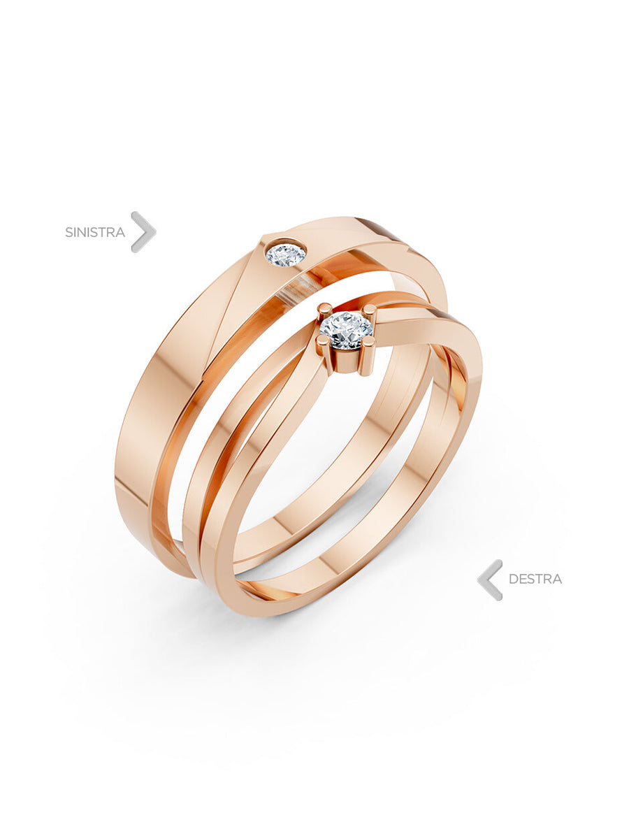 Argolla de matrimonio - unión perfecta - UNITI269
