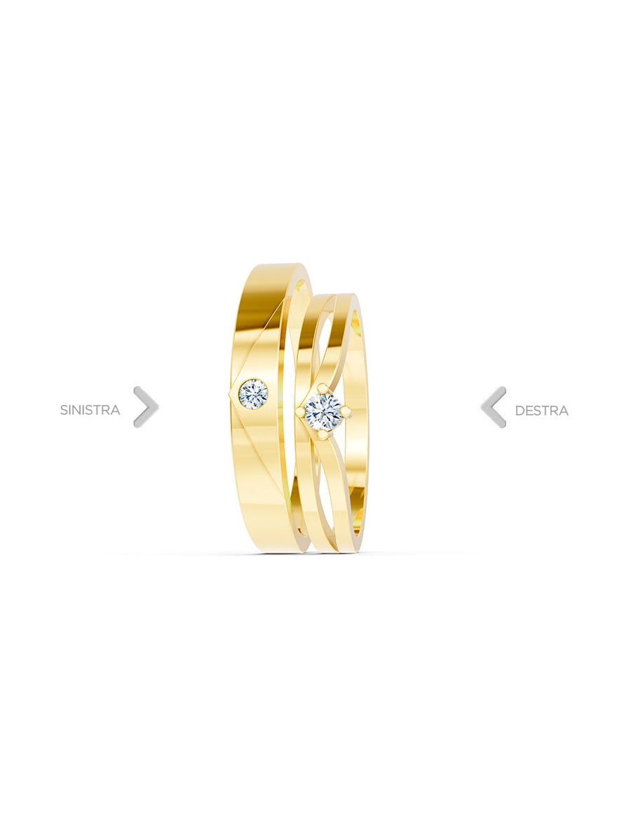 Argolla de matrimonio - unión perfecta - UNITI269