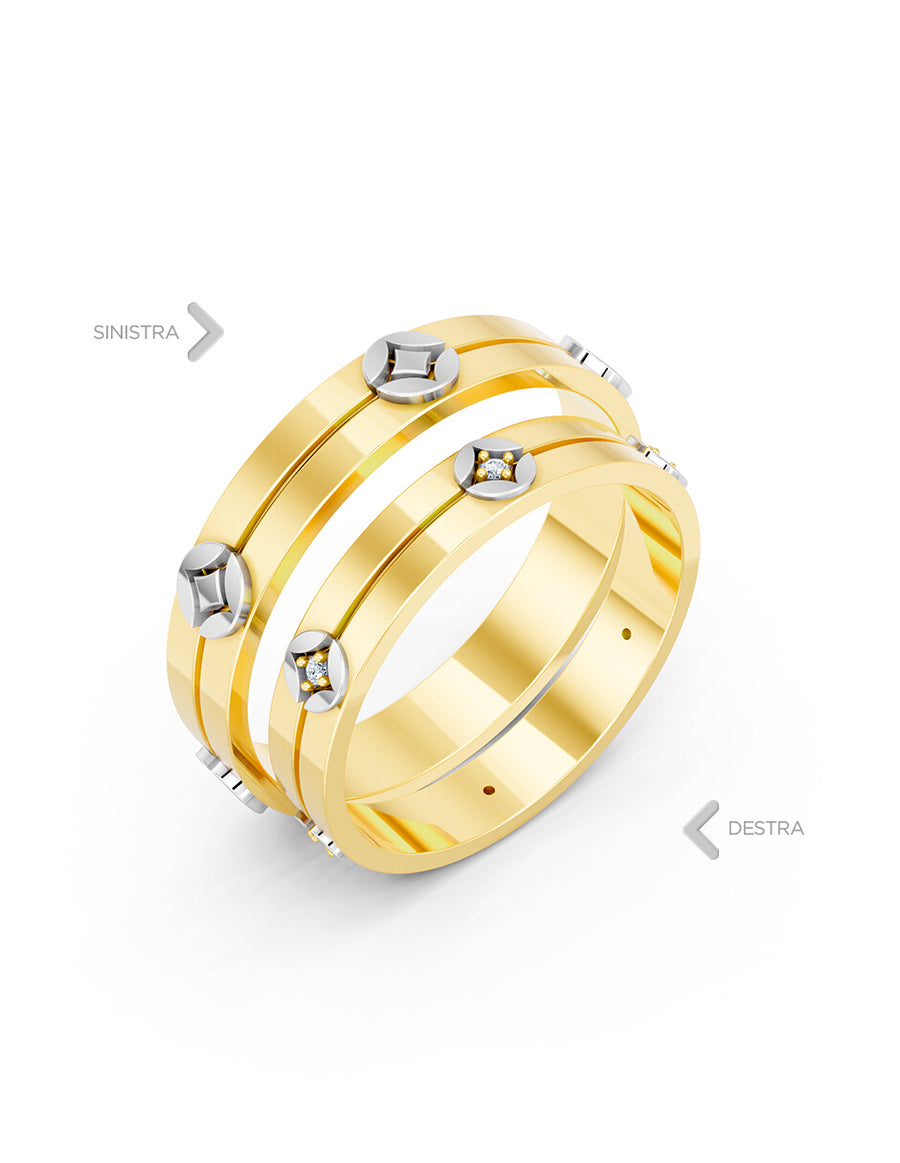 Argolla de matrimonio - unión perfecta - UNITI274