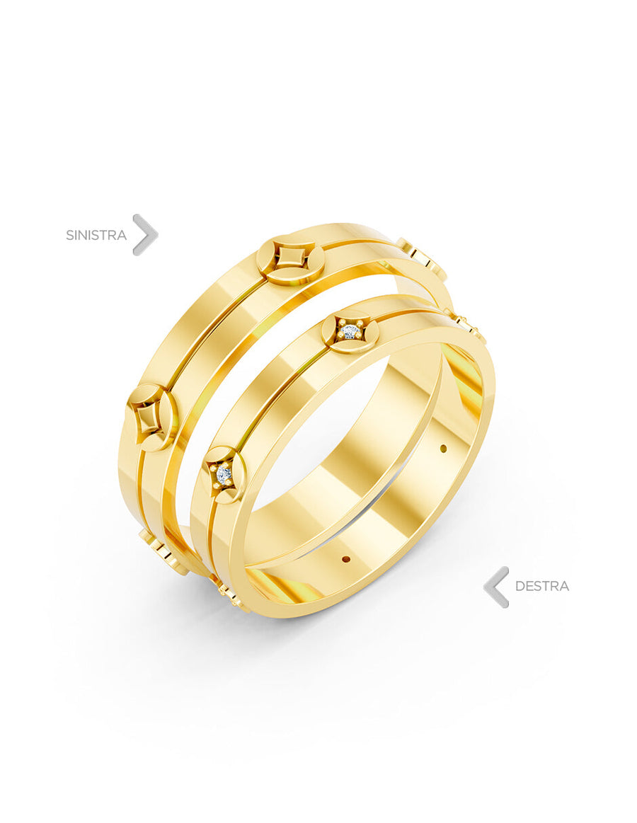 Argolla de matrimonio - unión perfecta - UNITI274