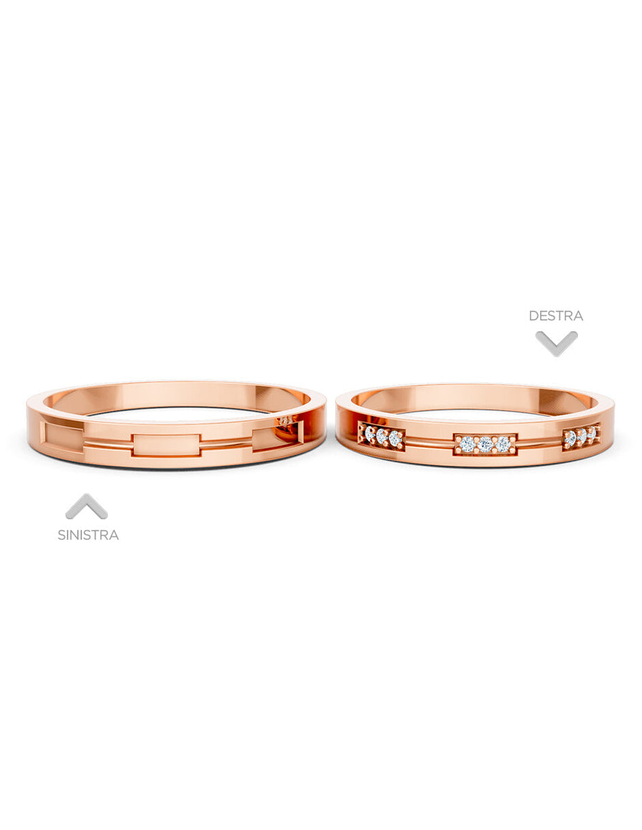 Argolla de matrimonio - unión perfecta - UNITI275