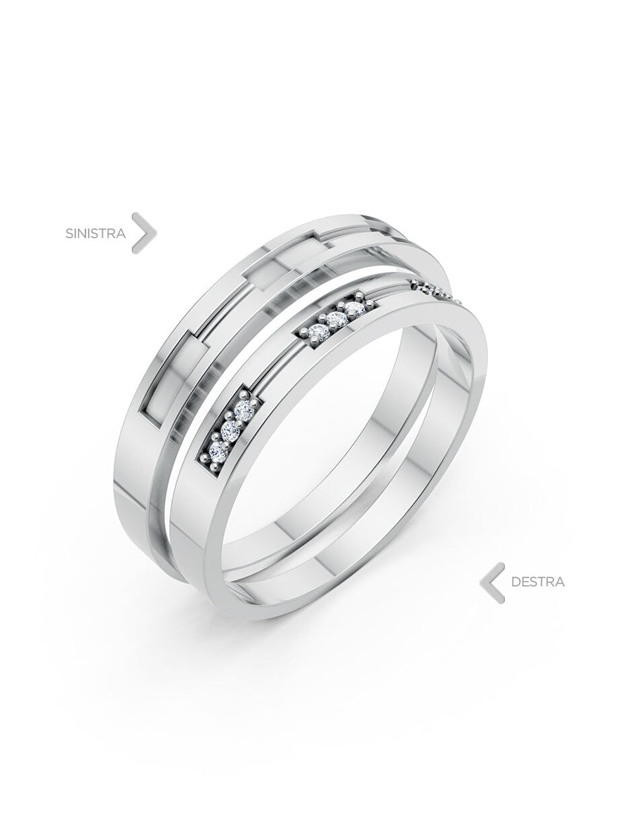 Argolla de matrimonio - unión perfecta - UNITI275