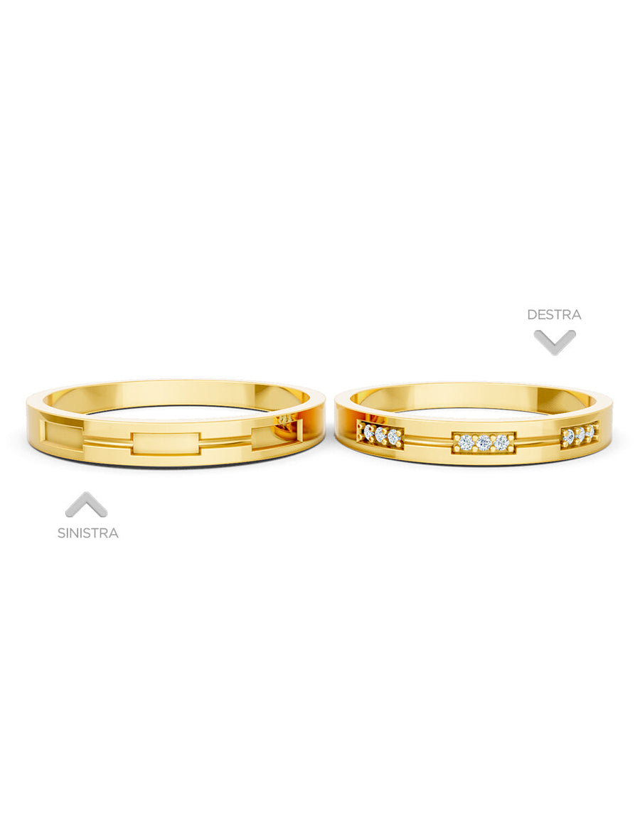 Argolla de matrimonio - unión perfecta - UNITI275
